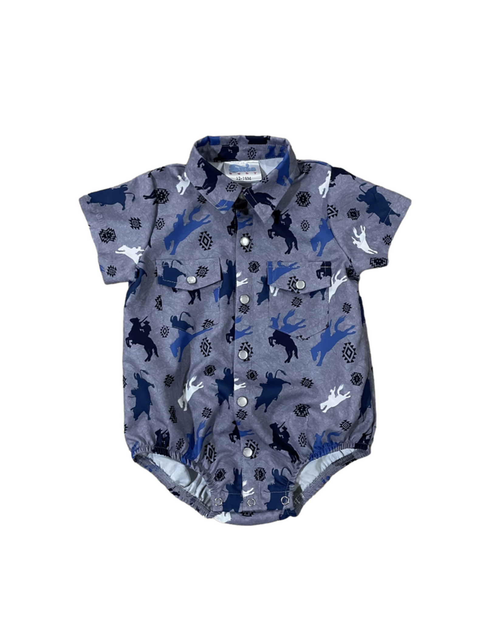 Shea Baby Roughstock Pearl Snap Onesie