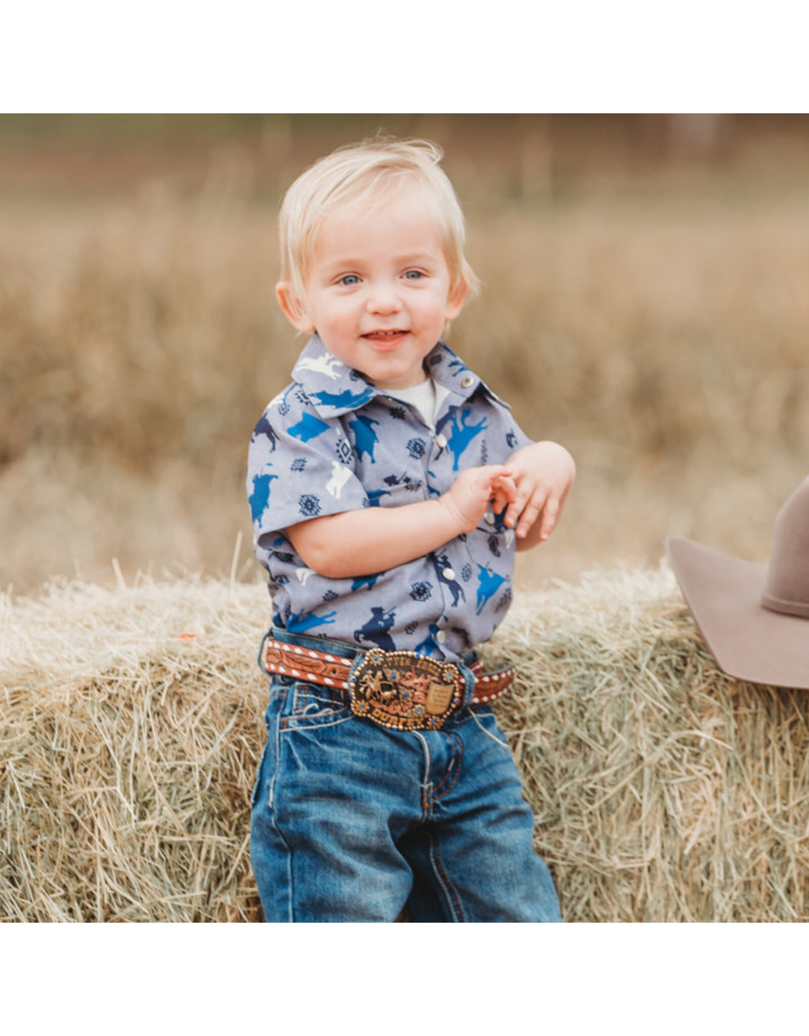 Shea Baby Roughstock Pearl Snap Onesie