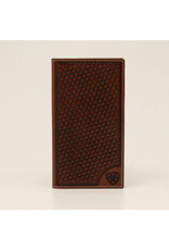 Ariat Ariat Rodeo Basketweave Shield Tan Accessories Wallet