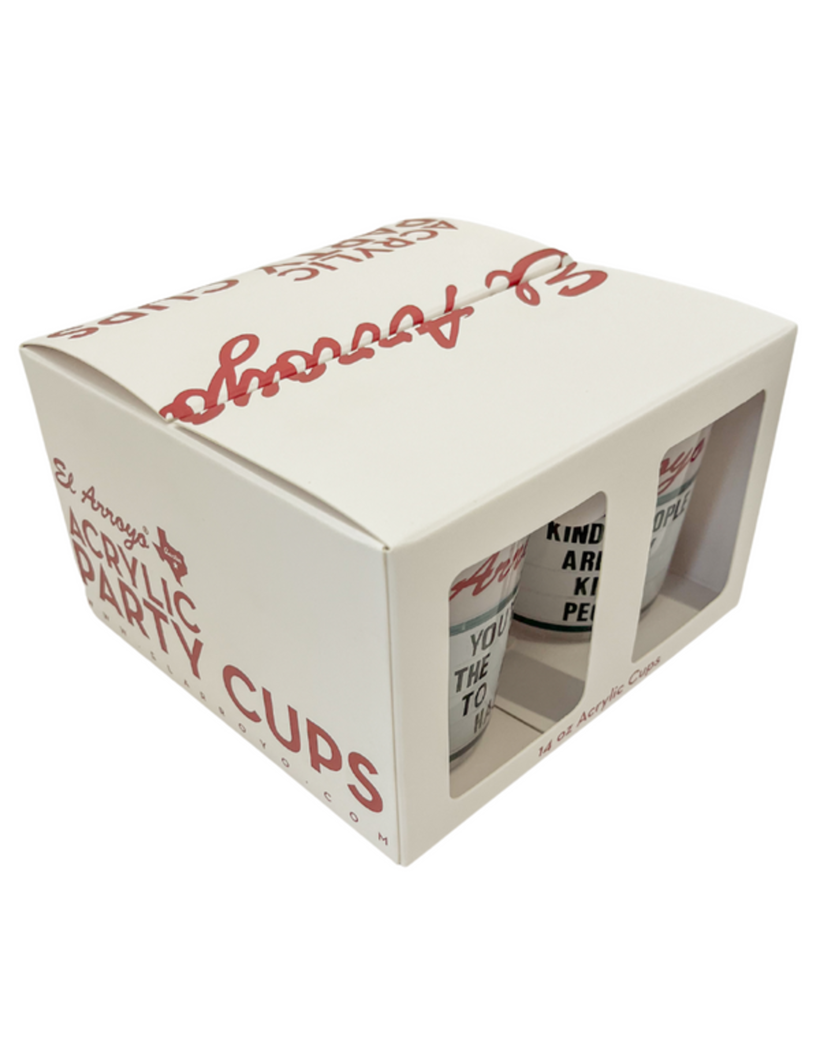 El Arroyo El Arroyo Best Friends Acrylic Cups Set of 4