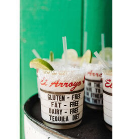 El Arroyo El Arroyo Tequila Sunrise Acrylic Cups Set of 4