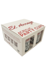 El Arroyo El Arroyo Tequila Sunrise Acrylic Cups Set of 4