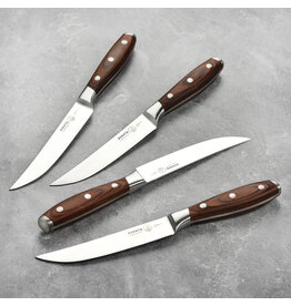 Messermeister Avanta Pakkawood 4 Piece Fine Edge Steak Knife Set