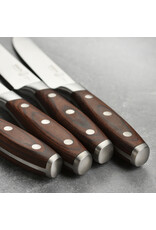 Messermeister Avanta Pakkawood 4 Piece Fine Edge Steak Knife Set