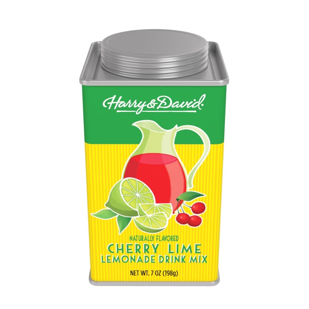 HARRY & DAVID® LEMONADE CHERRY LIME (7OZ SQUARE TIN) BlantonCaldwell