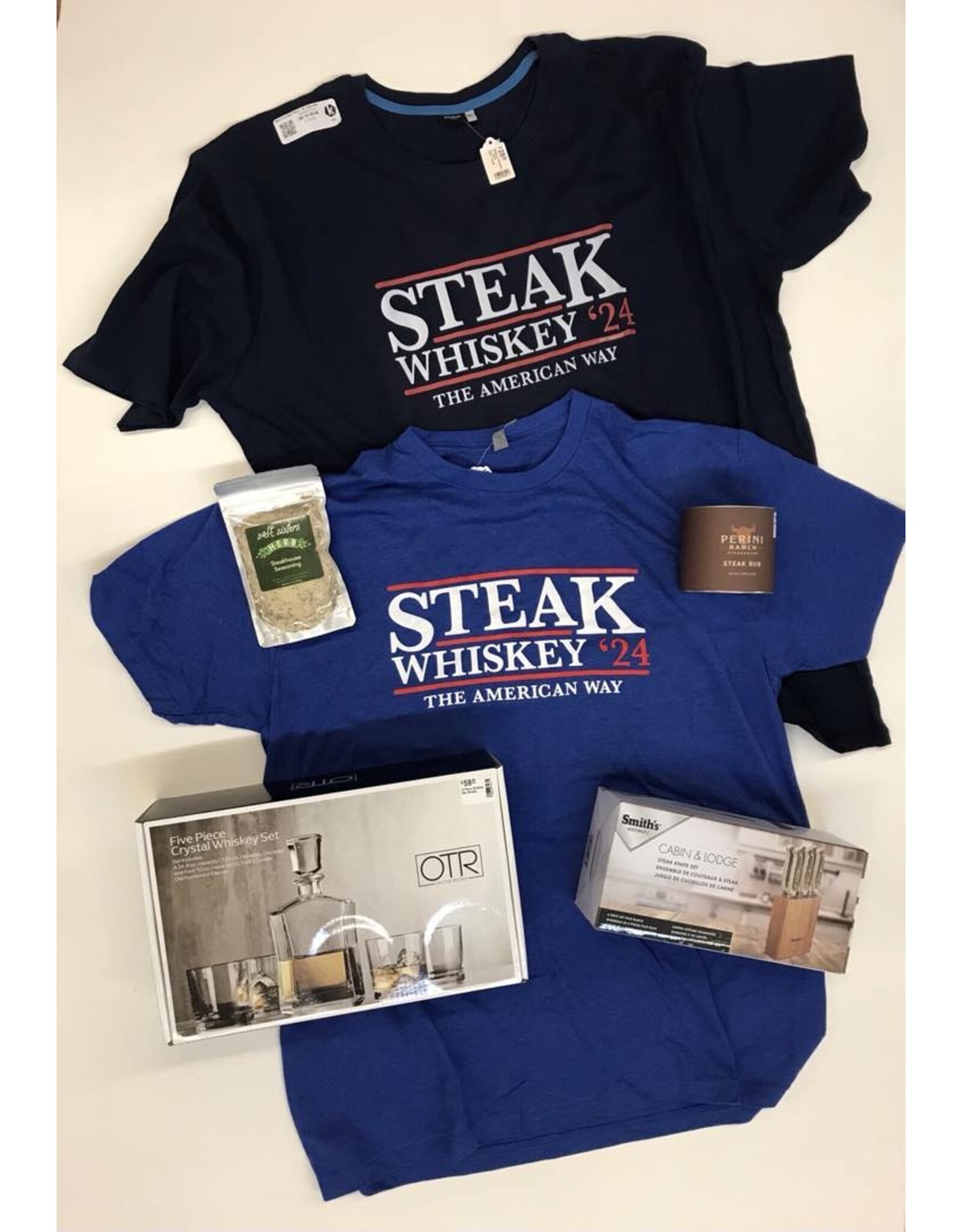 Steak & Whiskey '24 T-Shirt Blue