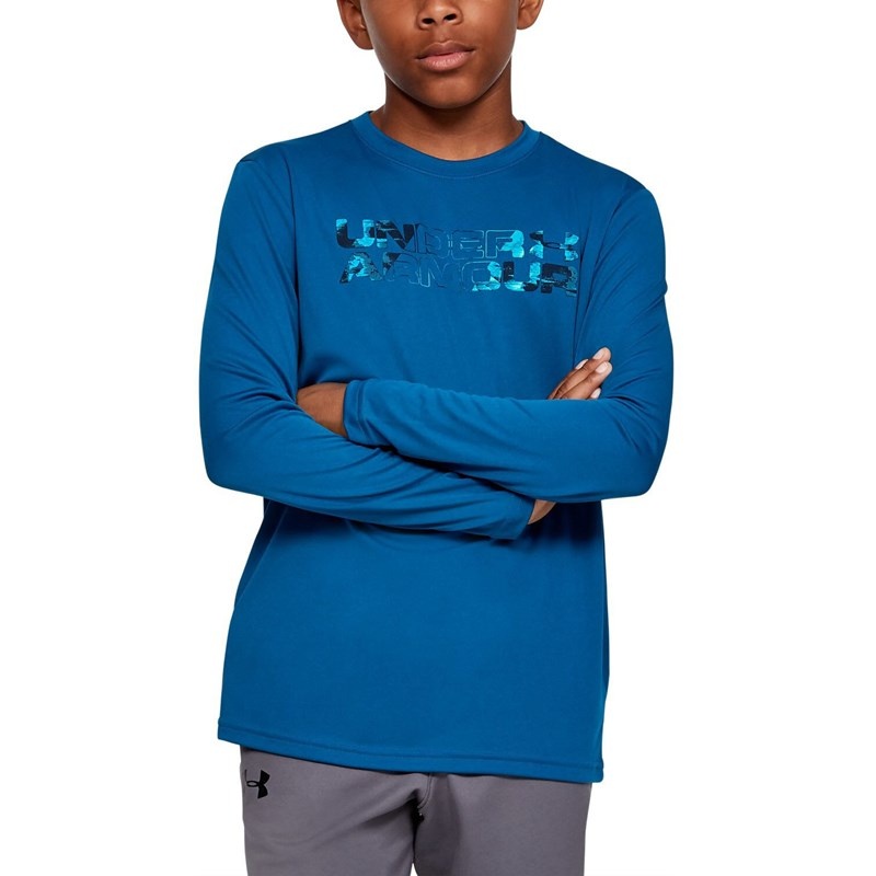 Under Armour Boys Big Logo Print Fill Tee BlantonCaldwell