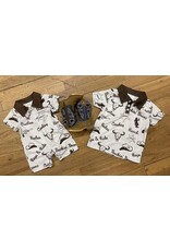 Shea Baby Boys Polo Sheriff Print Shirt