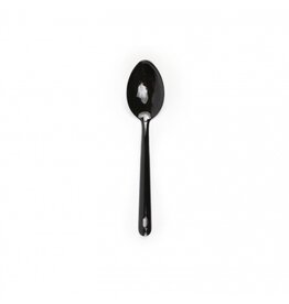 Enamelware  Vintage Large Serving Spoon Black