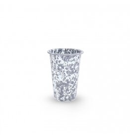 Enamelware 14 oz Tumbler Splatterware Grey