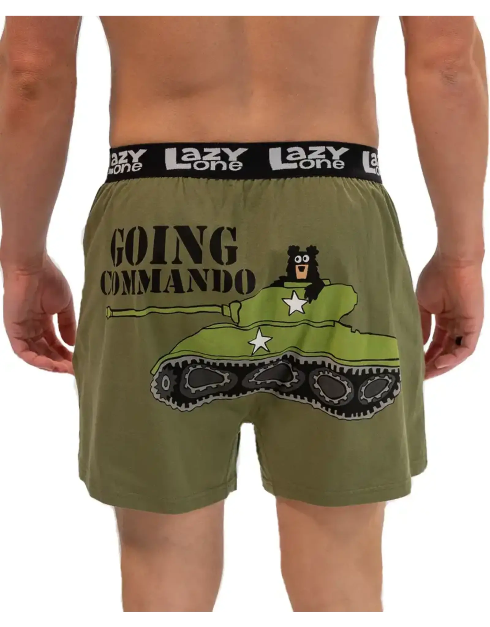 LazyOne Funny Animal Boxers, Skid Marks, Humorous Underwear, Gag Gifts for  Men (Large) 