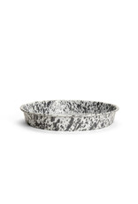 Grey Marble Splatter Cocktail Tray/Deep Dish Pizza Pan
