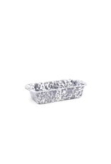 Enamelware Splatterware Loaf Pan Gray