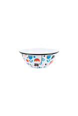 Enamelware  Small Serving Bowl Lisa Congdon x CCH Black Tulip