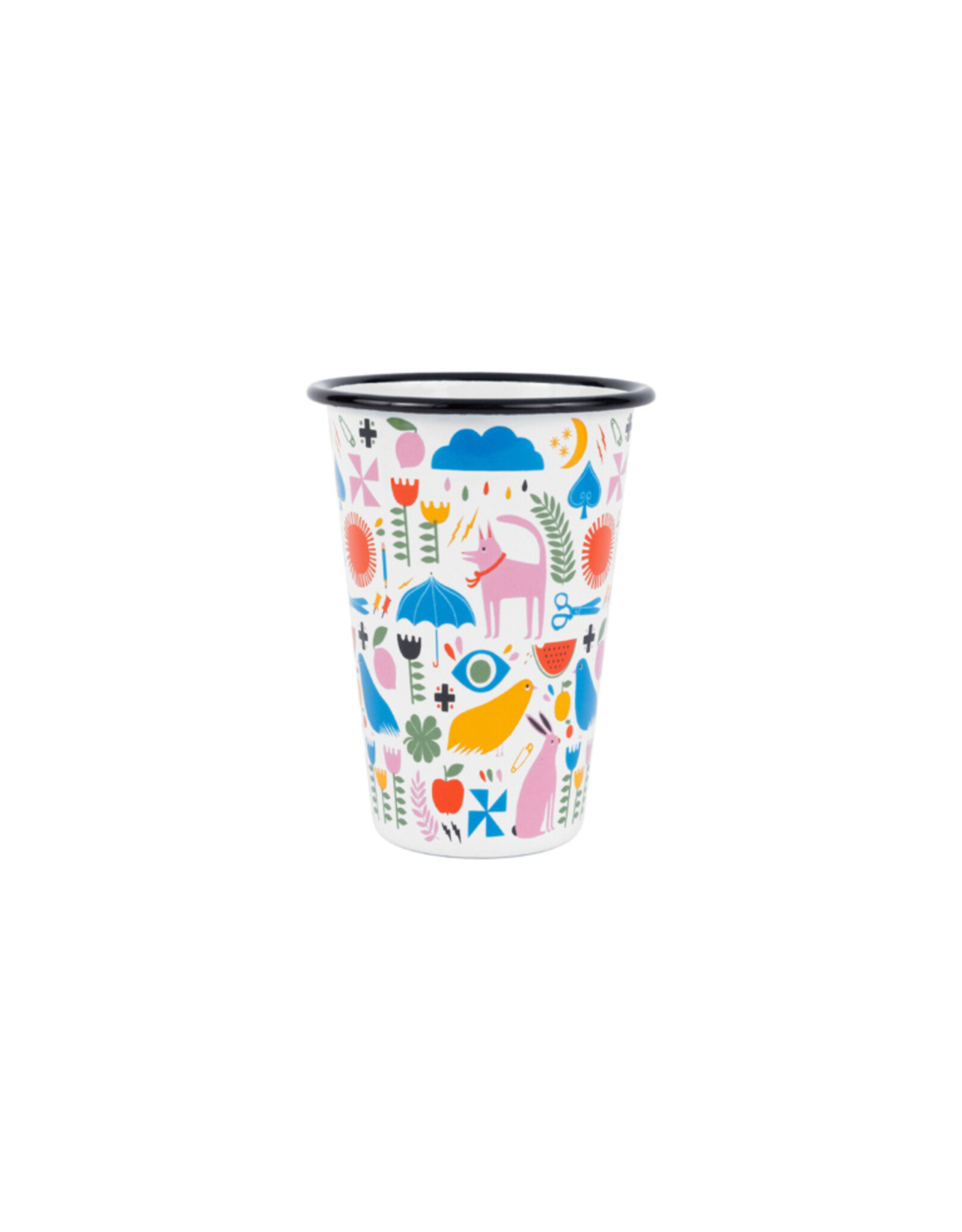 Lisa Congdon x CCH Pink Dog 14 oz Tumbler