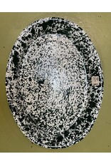 Oval Platter, Hunter Green Marble