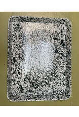 Rectangular Jelly Roll Tray, Hunter Green Splatter