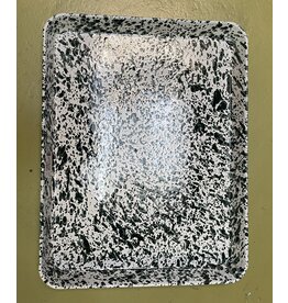 Rectangular Jelly Roll Tray, Hunter Green Splatter