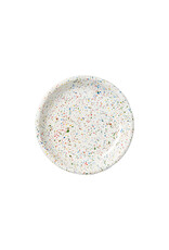 Rainbow Falls Coupe Dinner Plate, White