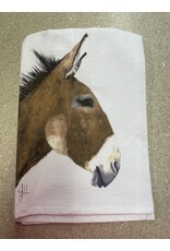 Donkey Side Profile Towel