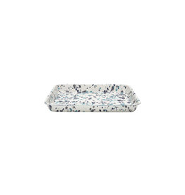 Enamelware Catalina Small Rectangle Tray Blue Tides