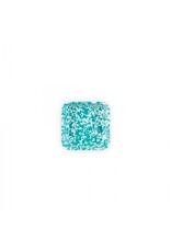 Turquoise Marble Splatter 8 oz Small Square Tray