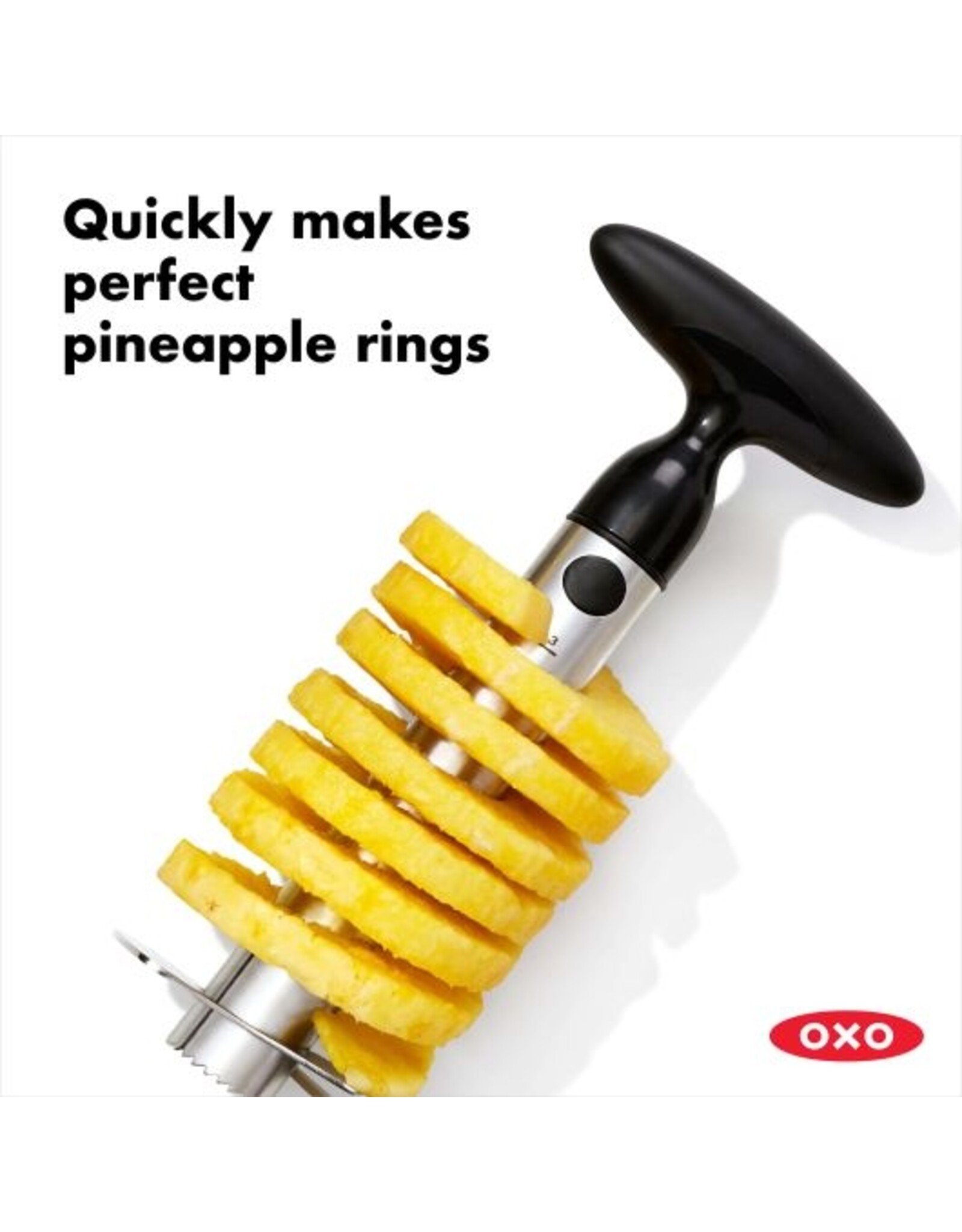 OXO OXO Stainless Steel Ratcheting Pineapple Slicer