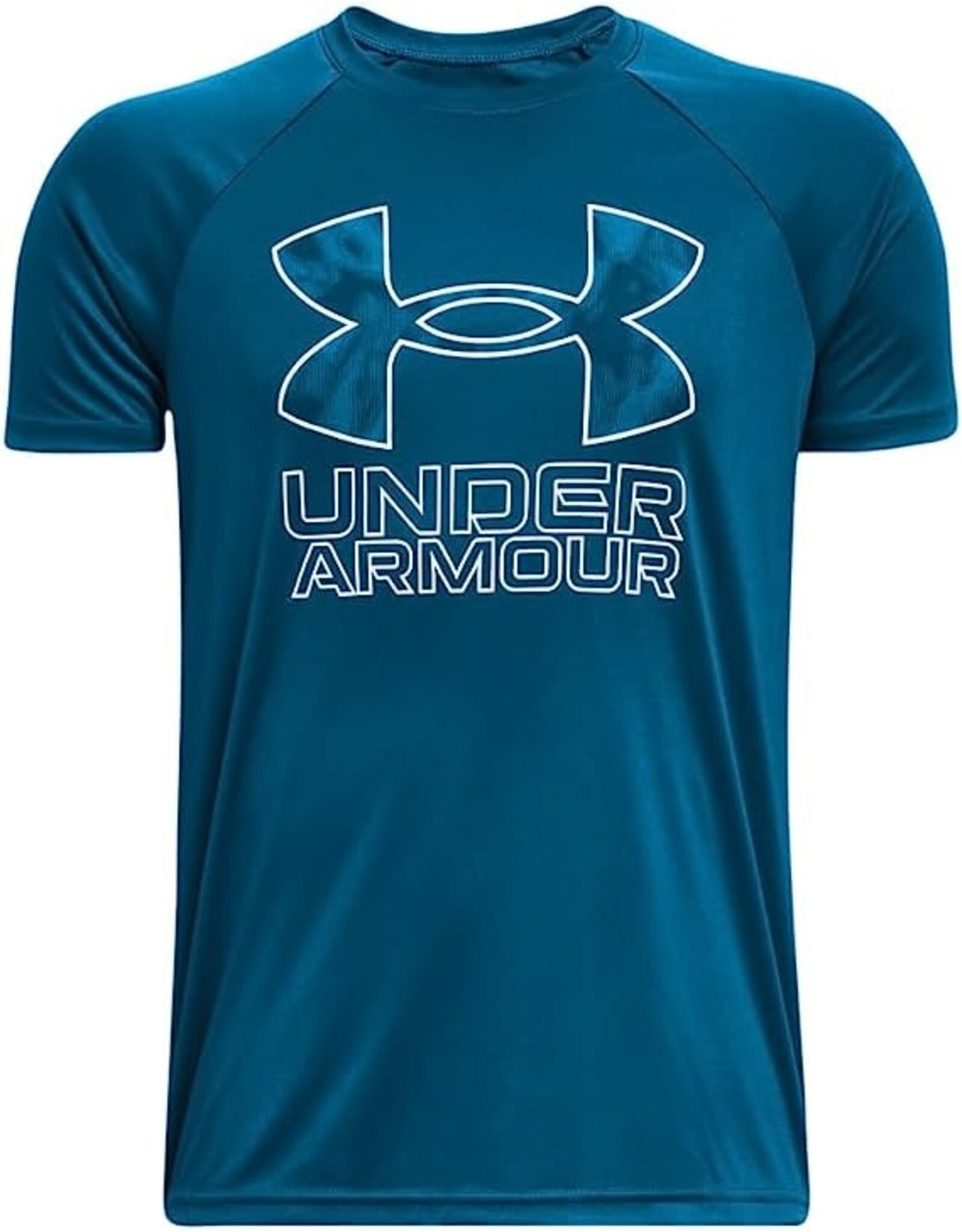 Under Armour Under Armour Boys Tech Hybrid Print Fill Short Sleeve