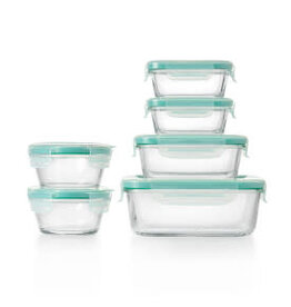 OXO OXO 12 Piece Smart Seal Glass Container Set