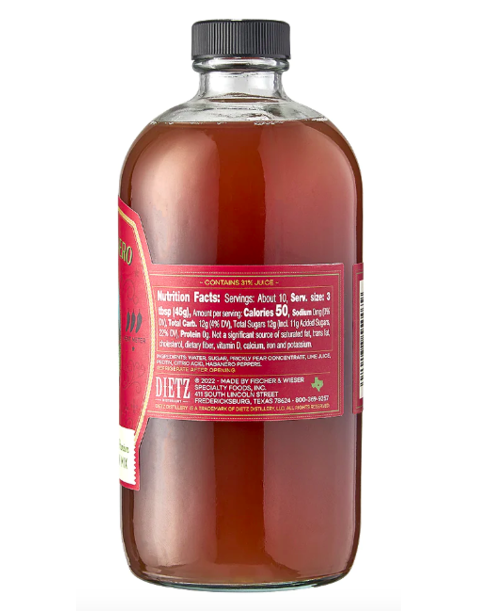 Prickly Pear Habanero Cocktail Mix