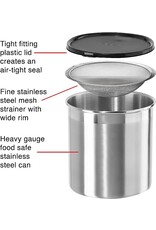 Stainless Jumbo Grease Can 4qt