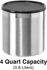 Stainless Jumbo Grease Can 4qt