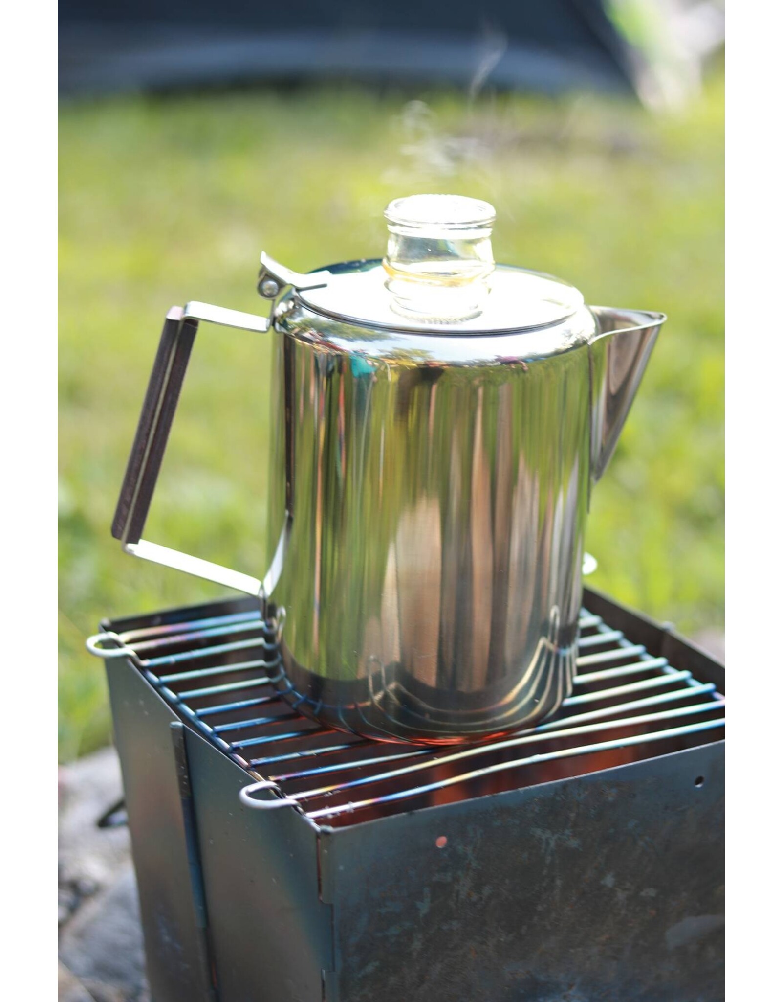9 Cup Rapid Brew Stainless Steel Stovetop Coffee Percolator