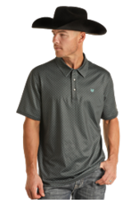 Panhandle Panhandle Performance Short Sleeve Geo Snap Knit Polo