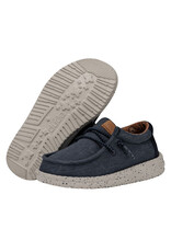 Hey Dude Hey Dude Wally Toddler Washed Canvas Navy