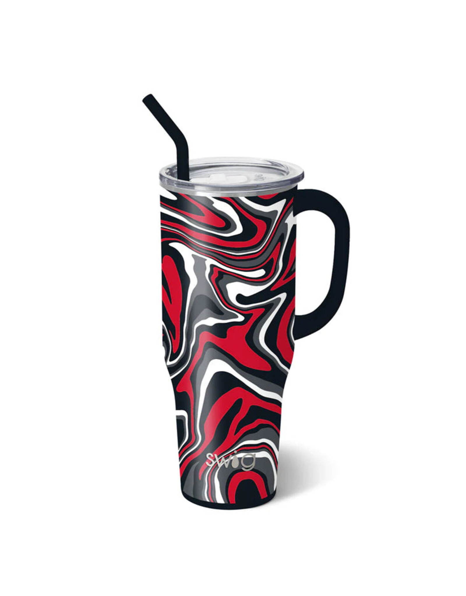 Swig Fanzone Black + Red Mega Mug (40oz) - Blanton-Caldwell