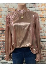 Heidi Metallic Sheen Swing Top