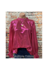 Heidi Metallic Sheen Swing Top