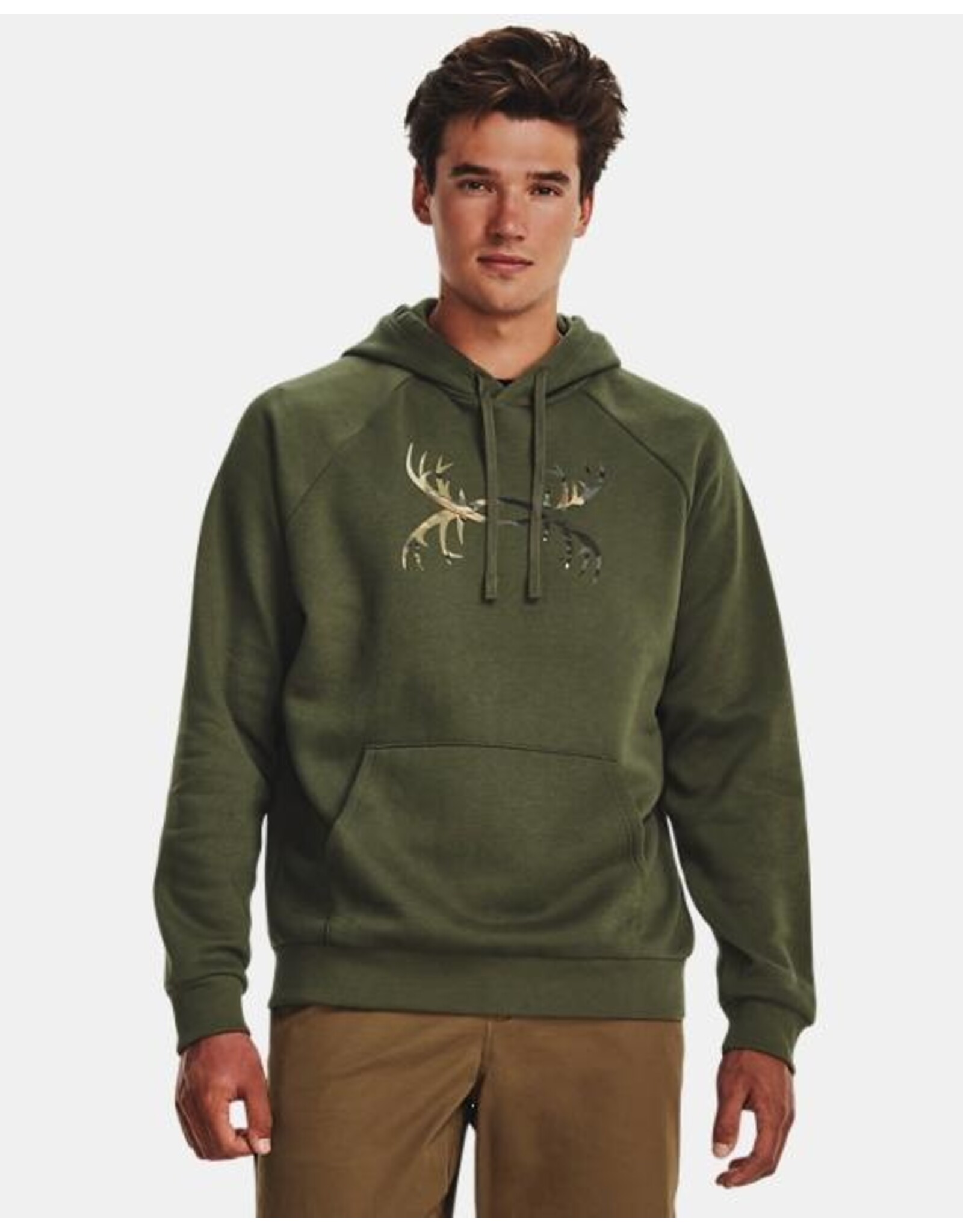 Under Armour Under Armour Mens Rival Fleece Antler Hoodie