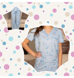 The Royal Standard Texas Toile Shirt/Pant Sleep Set