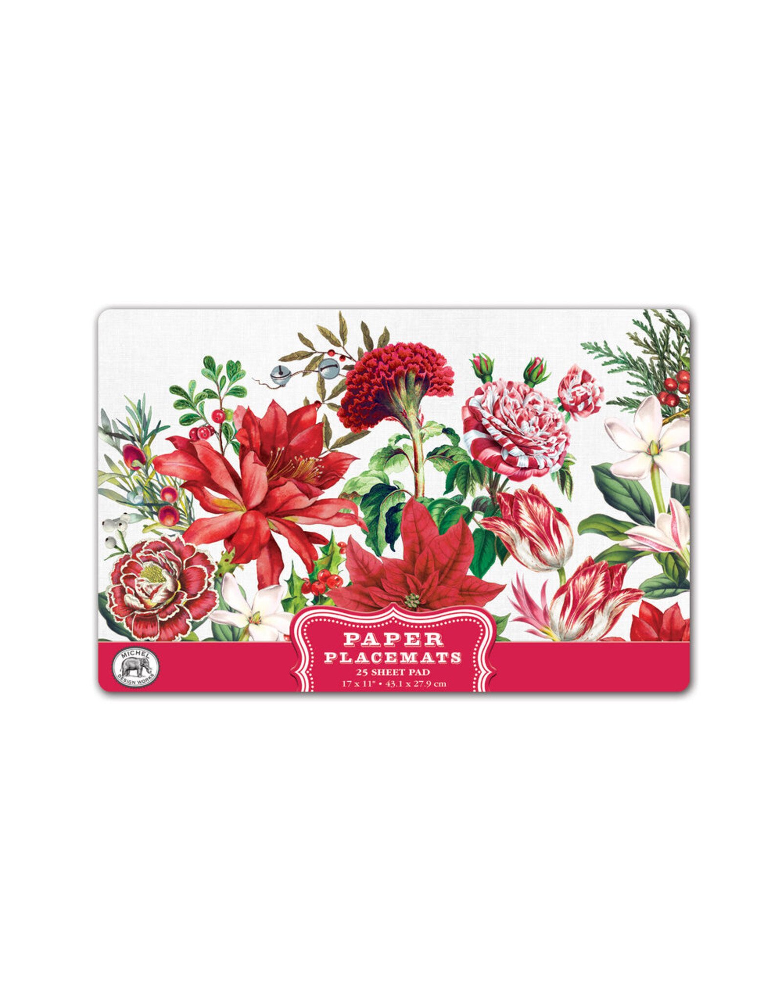 Michel Design Works Christmas Bouquet Placemats