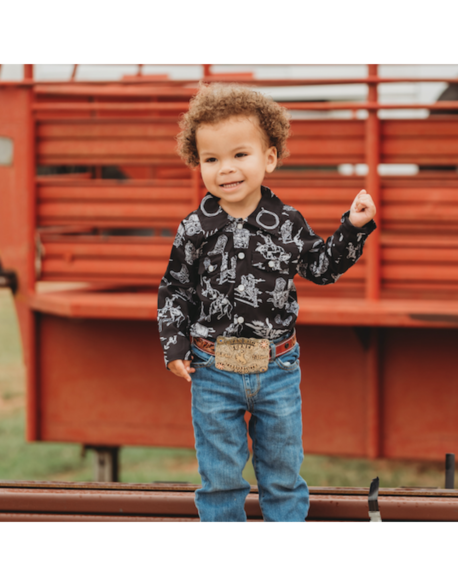 Shea Baby Pearl Snap LS Western Shirt