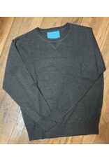 Crew Neck Charcoal Heather Light Sweater