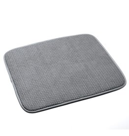 Dish Drying Mat 16X18 Grey