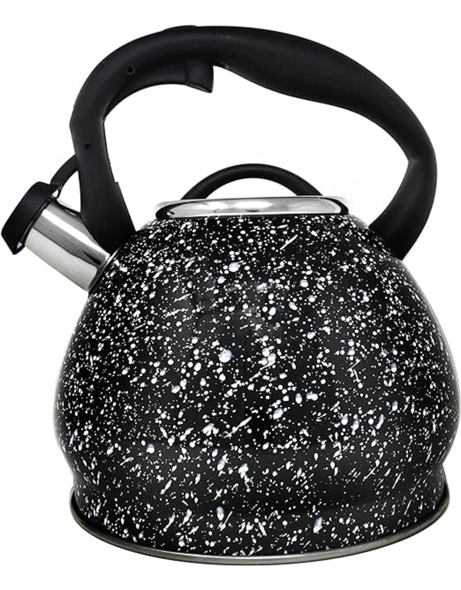 Tea Kettle Stainless Steel Whistling  3.3L Black