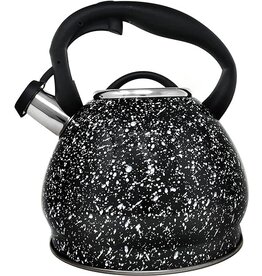 Tea Kettle Stainless Steel Whistling  3.3L Black