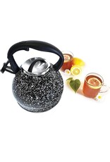 Tea Kettle Stainless Steel Whistling  3.3L Black