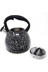 Tea Kettle Stainless Steel Whistling  3.3L Black