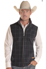 Powder River Plaid Wool Vest