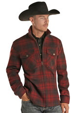 Powder River Outfitters Powder River Plaid Wool Coat Powder River Outfitters Powder River Plaid Wool Coat